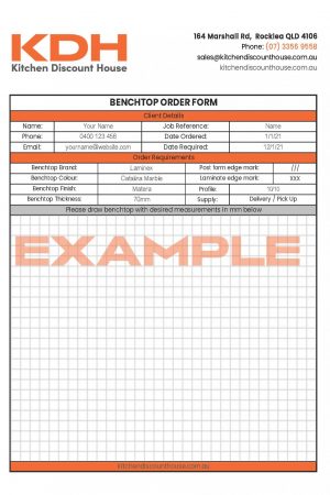 KDH_OrderForm_Benchtop-Example